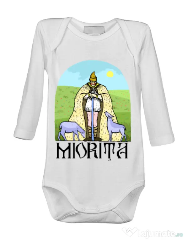 Baby body Miorita Alb