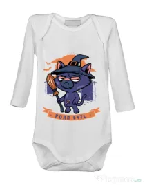 Baby body Purr halloween Alb