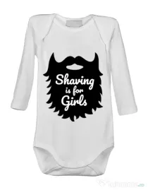 Baby body Shaving is for girls Alb