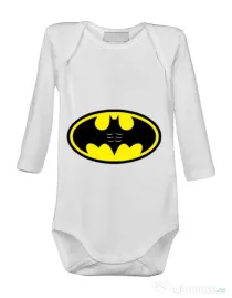 Baby body Six pack Batman Alb