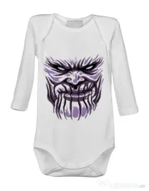 Baby body Thanos mask Alb
