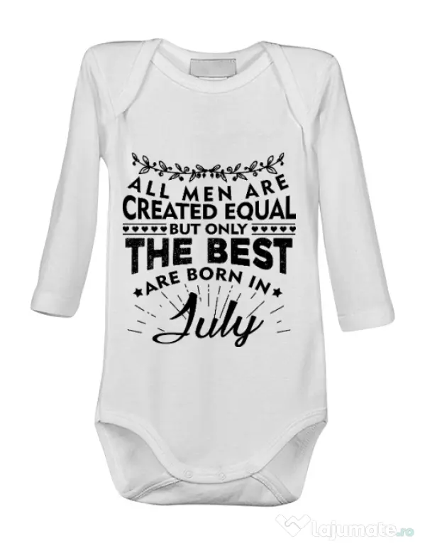 Baby body The best men are born in July Alb