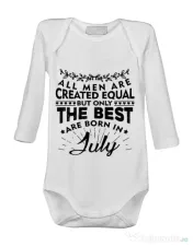 Baby body The best men are born in July Alb 