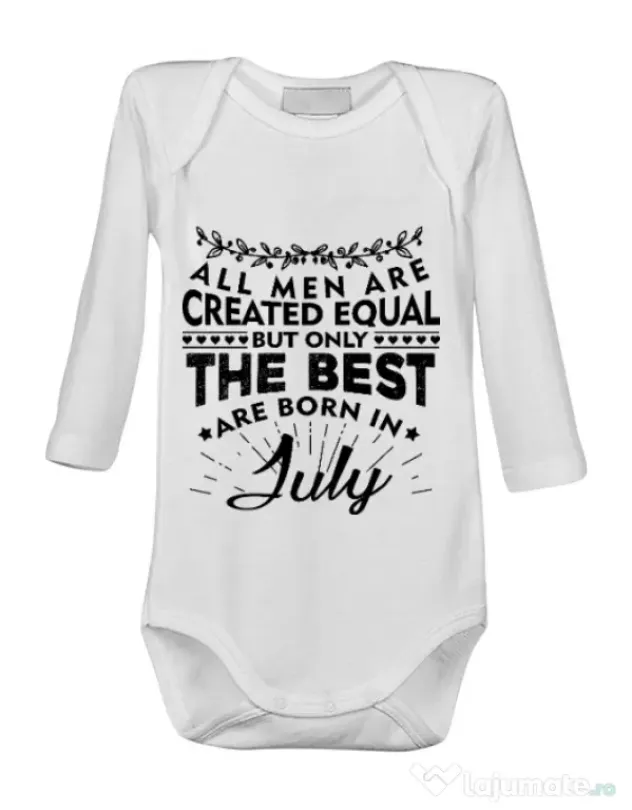 Baby body The best men are born in July Alb