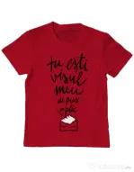 Tricou ADLER copil Tu esti visul meu Rosu