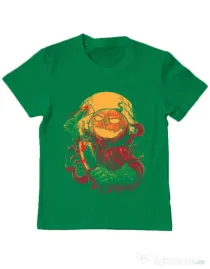 Tricou ADLER copil Pumpkinhead Butcher Verde mediu