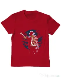 Tricou ADLER copil Zombie Pop Rosu