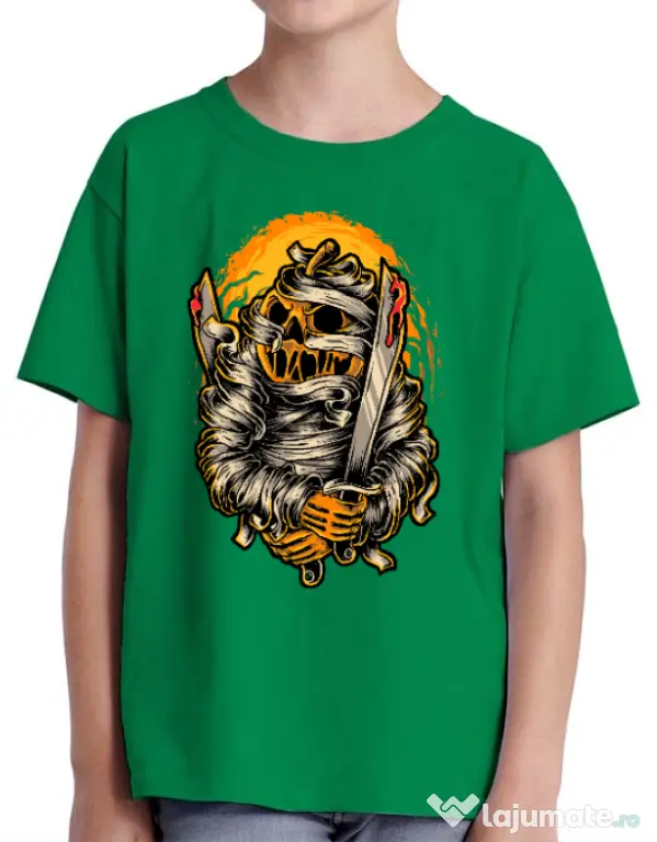 Tricou ADLER copil Mumpkin Verde mediu