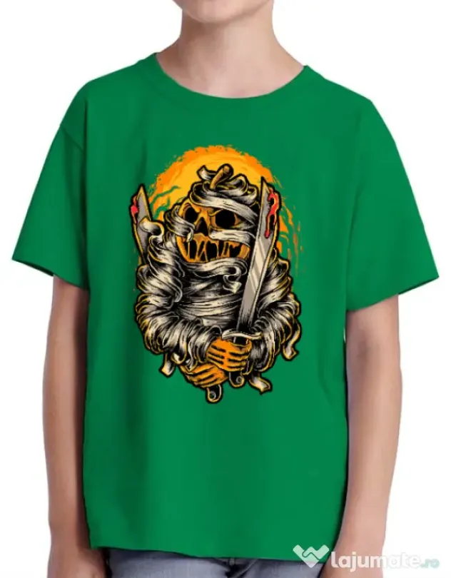 Tricou ADLER copil Mumpkin Verde mediu