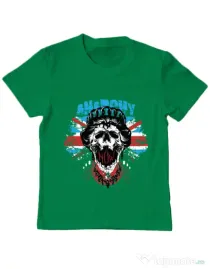 Tricou ADLER copil Anarchy queen Verde mediu
