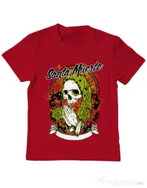 Tricou ADLER copil Holy death Rosu