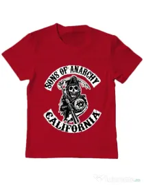Tricou ADLER copil Sons of anarchy Rosu
