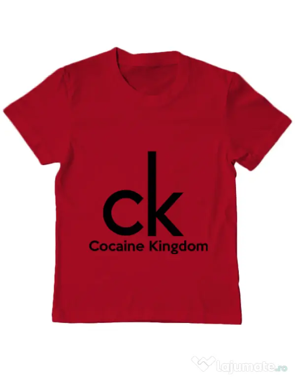 Tricou ADLER copil Cocaine kingdom Rosu