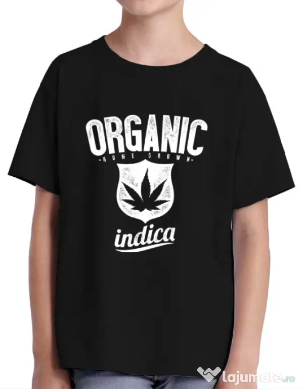 Tricou ADLER copil Indica Negru