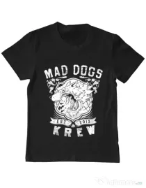 Tricou ADLER copil Mad dogs krew Negru