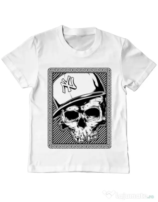 Tricou ADLER copil Minimal Alb