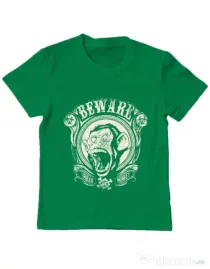 Tricou ADLER copil Urban monkey Verde mediu