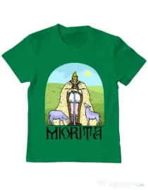 Tricou ADLER copil Miorita Verde mediu