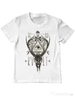 Tricou ADLER copil Dead kult Alb