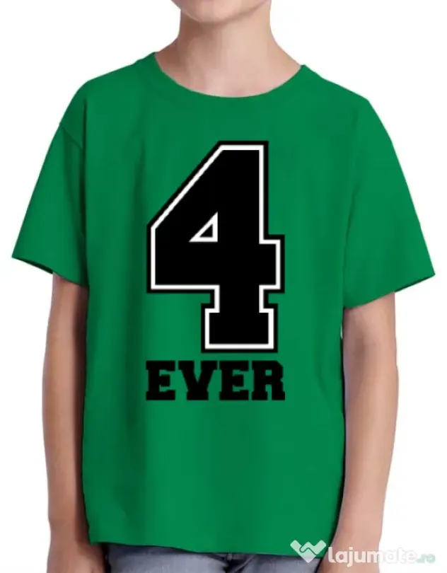 Tricou ADLER copil Forever Verde mediu