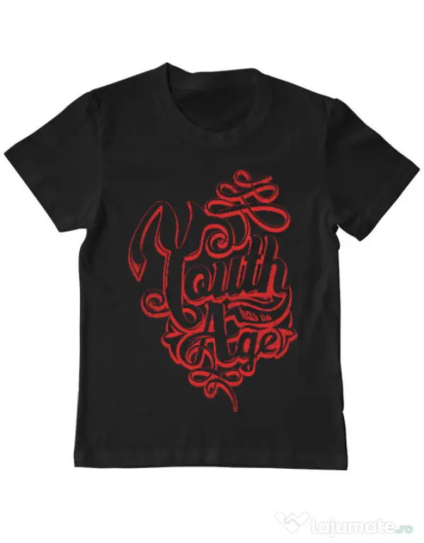 Tricou ADLER copil Youth has no age Negru
