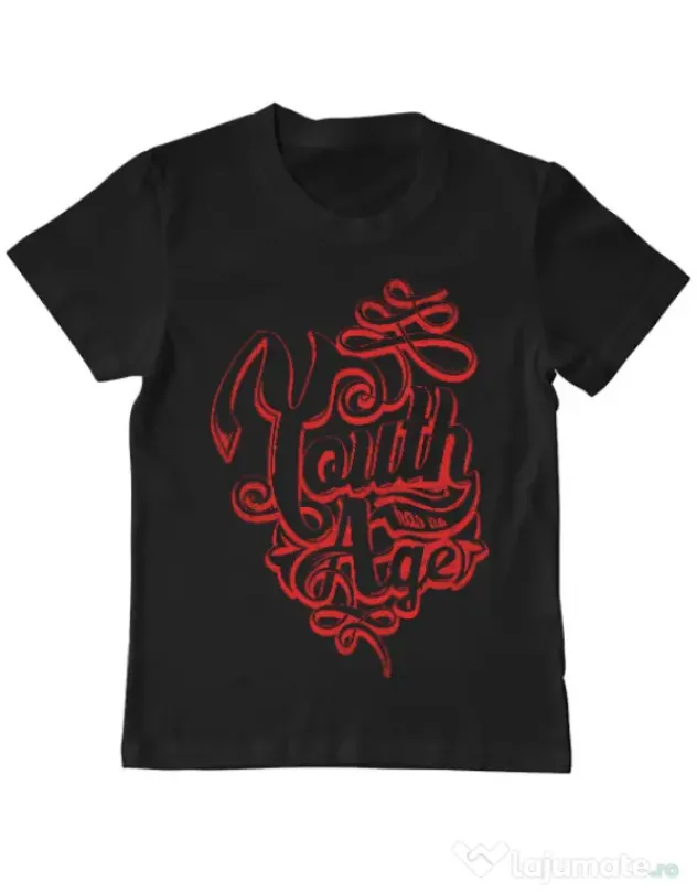 Tricou ADLER copil Youth has no age Negru
