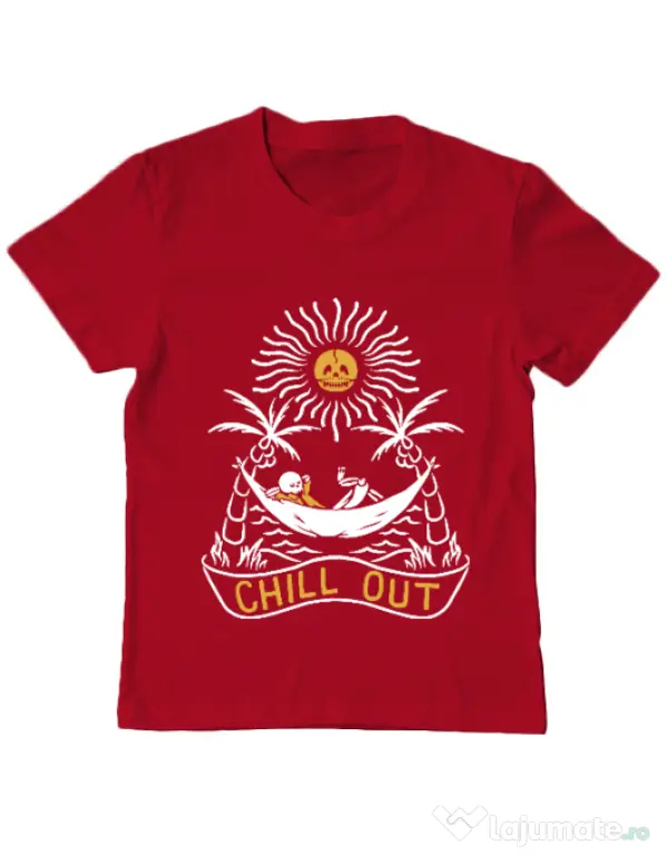 Tricou ADLER copil Chill out Rosu