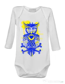 Baby body Owl Alb