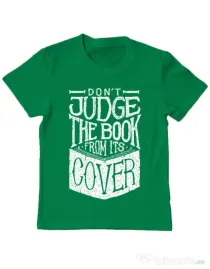 Tricou ADLER copil Book cover Verde mediu