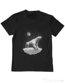 Tricou ADLER copil Faded Negru