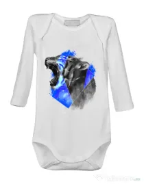 Baby body Electro tiger Alb