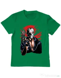 Tricou ADLER copil Jason will be back Verde mediu