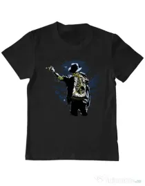 Tricou ADLER copil Zombie pop Negru