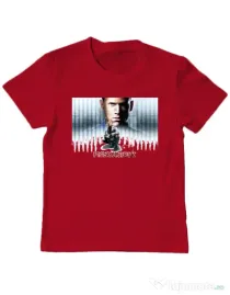 Tricou ADLER copil Trapped Rosu