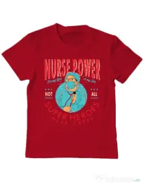 Tricou ADLER copil Nurse power Rosu