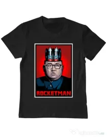 Tricou ADLER copil Rocketman Negru