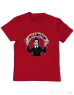 Tricou ADLER copil I hate everything Rosu