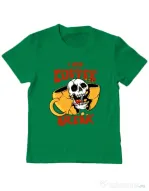 Tricou ADLER copil Coffee break Verde mediu