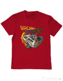 Tricou ADLER copil Back to summer Rosu