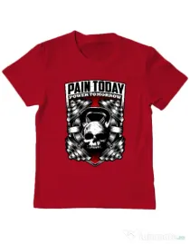 Tricou ADLER copil Pain today power tomorrow Rosu