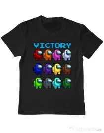 Tricou ADLER copil Victory Negru