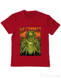 Tricou personalizat copil WE CONNECT Rosu