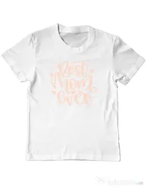 Tricou personalizat copil Best Mom Ever Alb