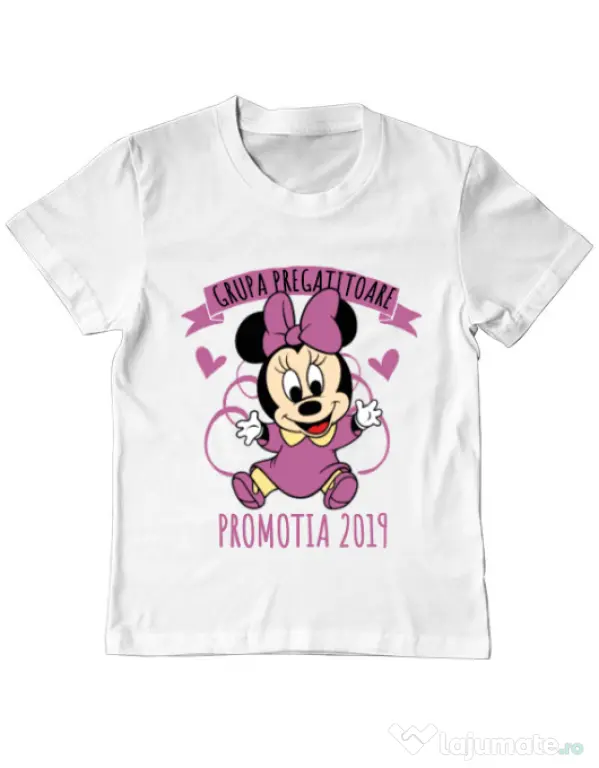 Tricou ADLER copil Absolvire Minnie Mouse Alb
