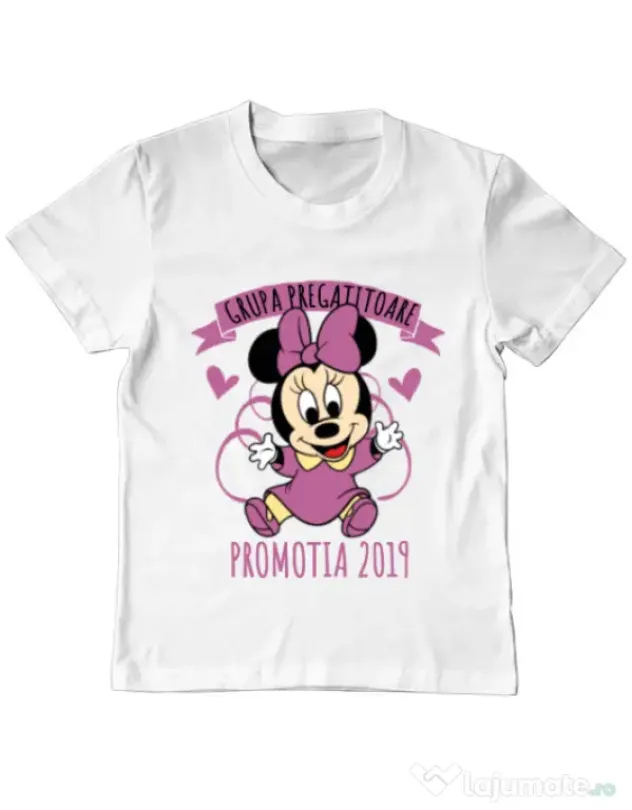 Tricou ADLER copil Absolvire Minnie Mouse Alb