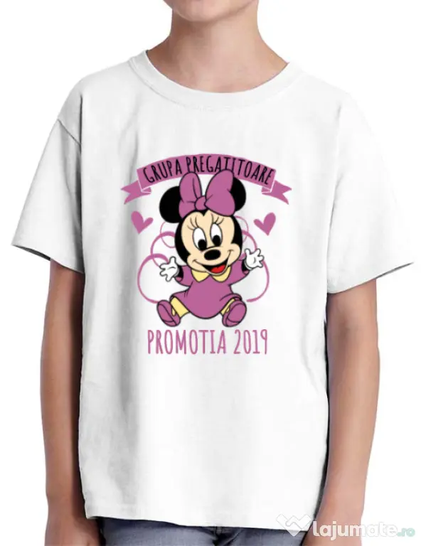 Tricou ADLER copil Absolvire Minnie Mouse Alb