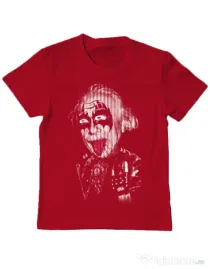 Tricou ADLER copil Albert Rockeinstein Rosu