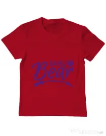 Tricou ADLER copil Baby bear Rosu