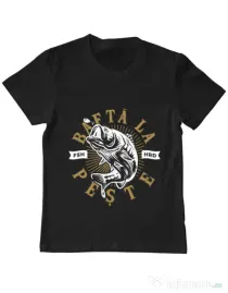 Tricou ADLER copil Bafta la peste Negru