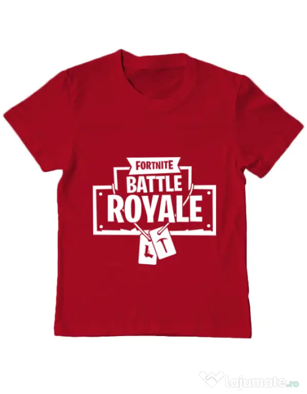 Tricou ADLER copil Battle royale Rosu